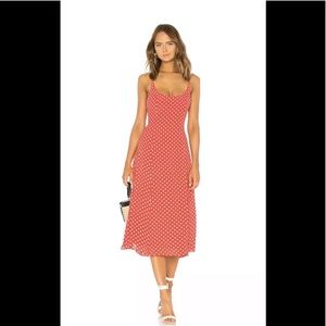 COPY - Privacy Please Mayland Midi Dress in Rust Dot S
